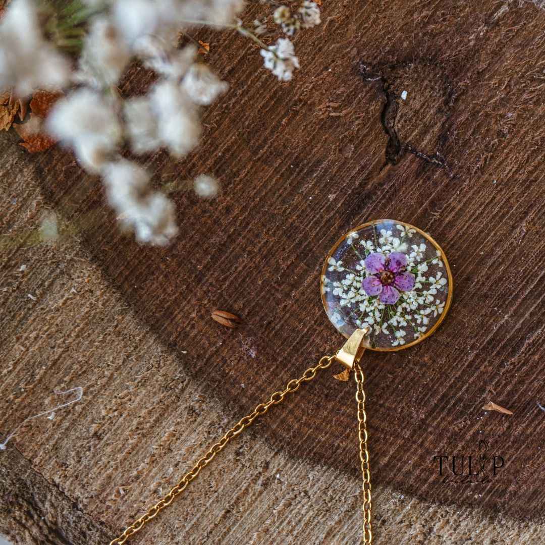 Maiden of Snow Tulip Handmade