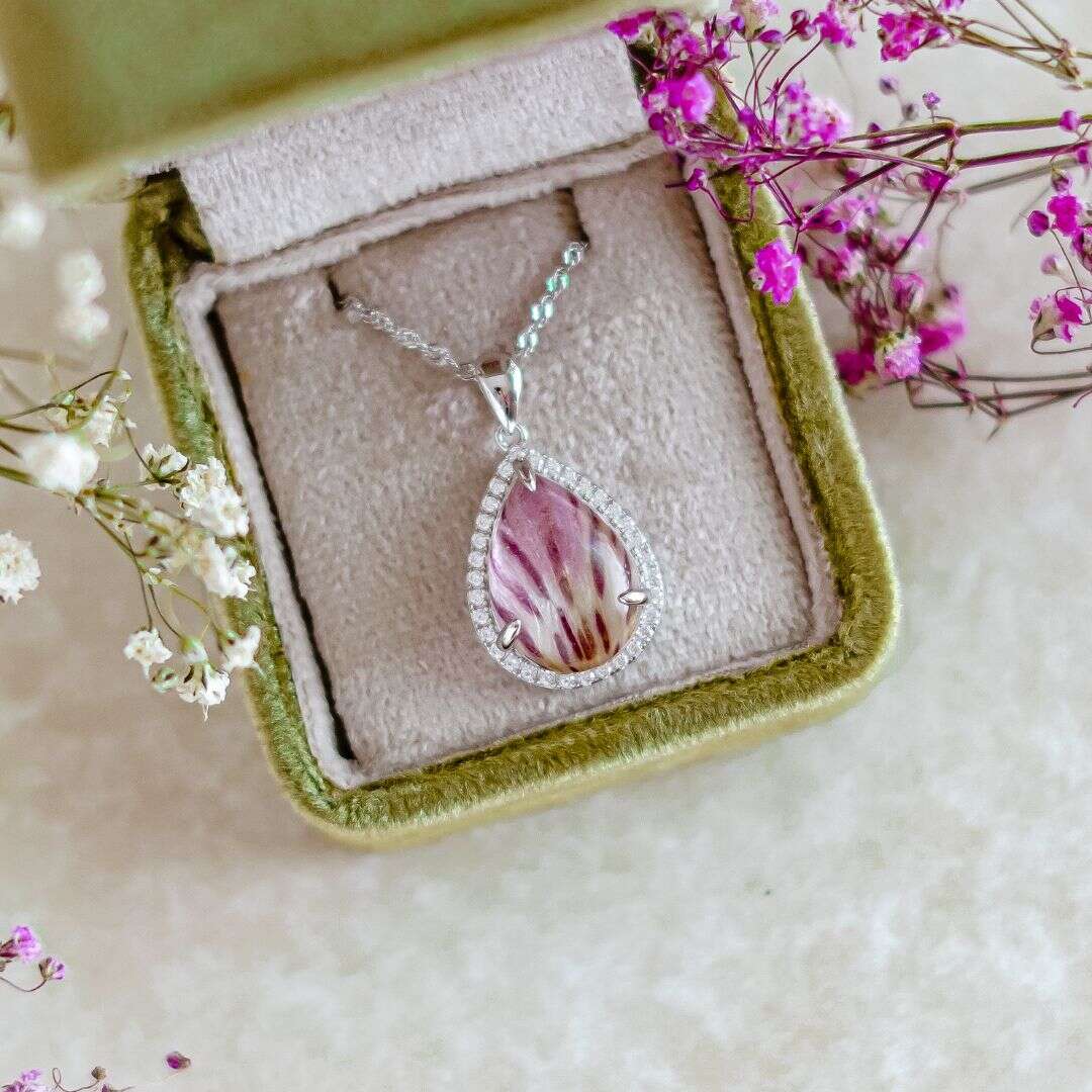 Luxury Velvet Box Tulip Handmade