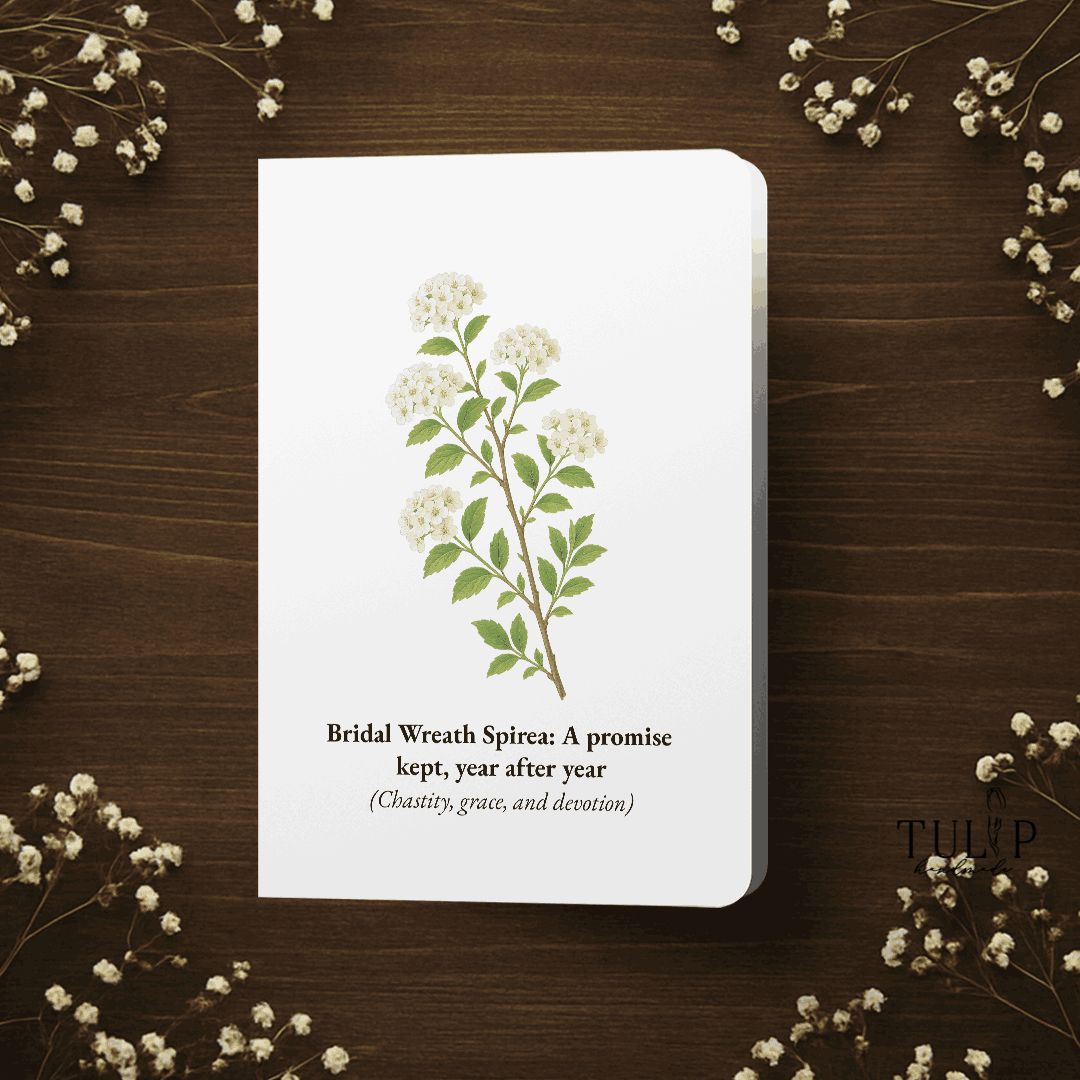 Bridal Wreath Spirea Card
