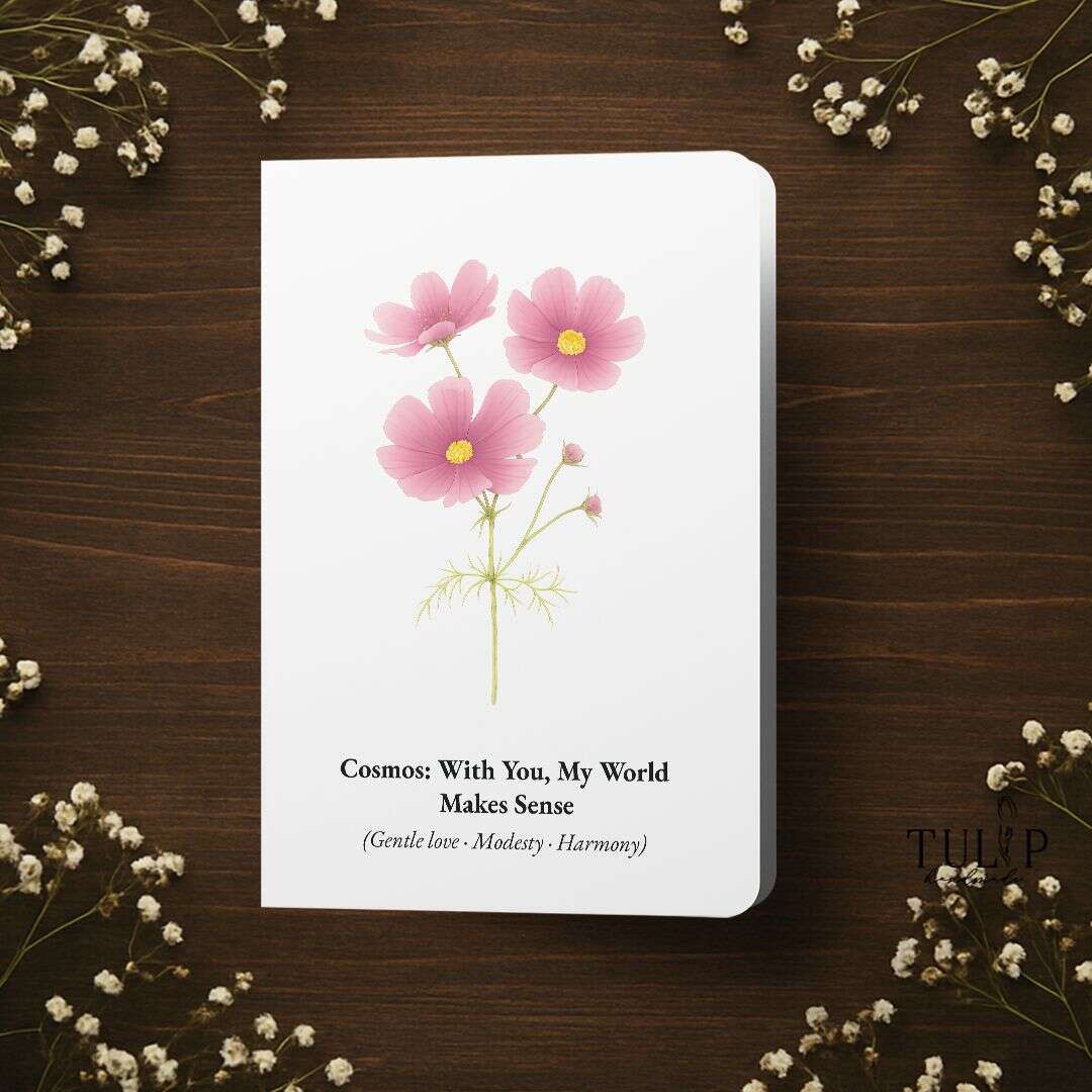 Cosmos Card Tulip Handmade