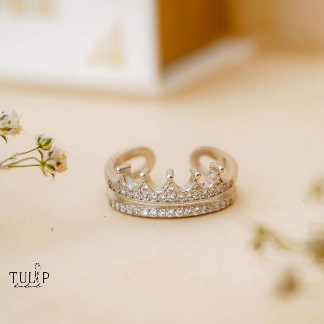 Crown - Promise Ring Tulip Handmade