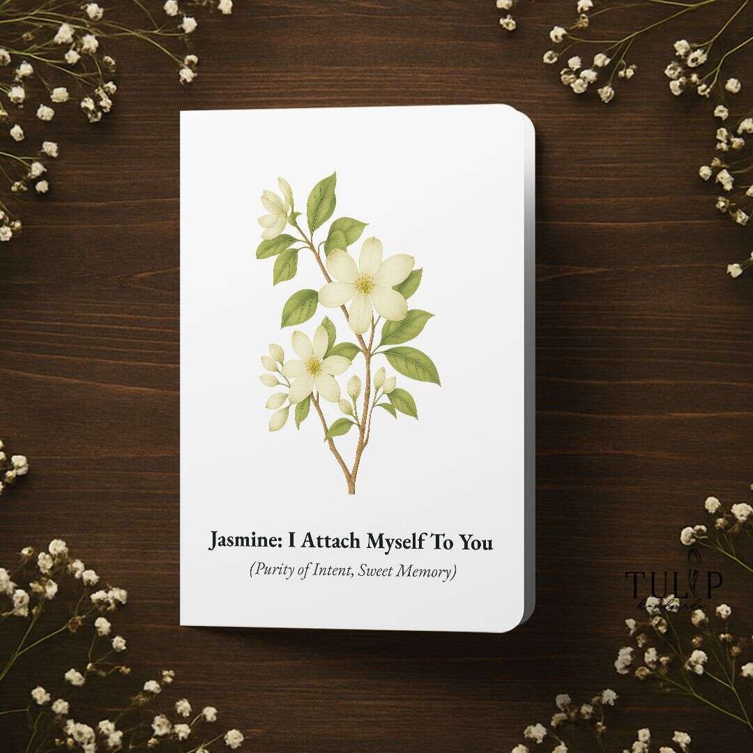 Jasmine Card Tulip Handmade