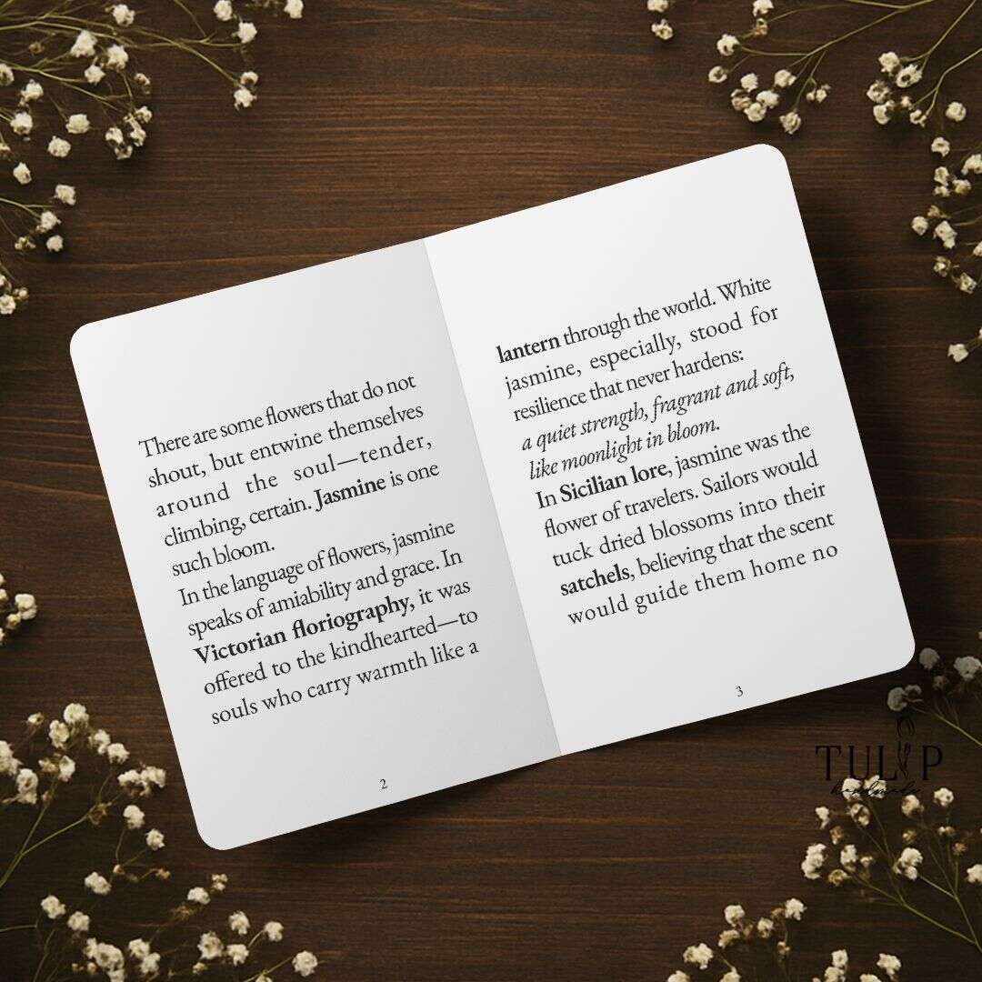 Jasmine Card Tulip Handmade