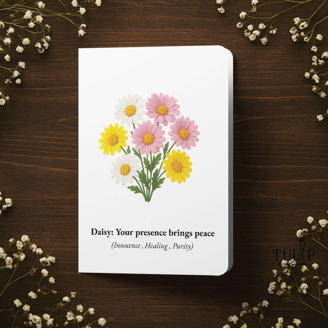 Daisy Card Tulip Handmade