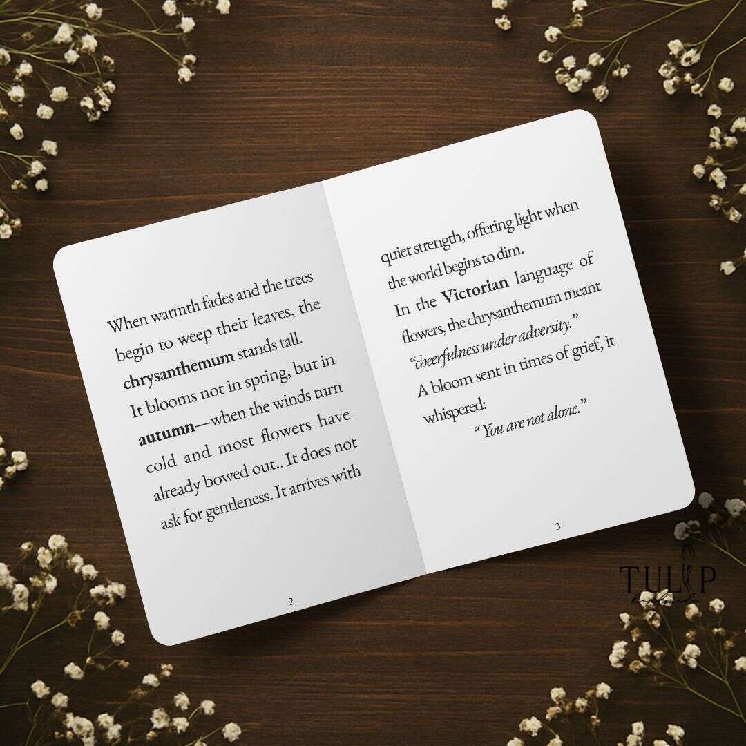 Chrysanthemum Card Tulip Handmade