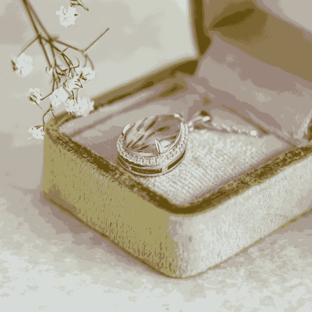 Luxury Velvet Box Tulip Handmade