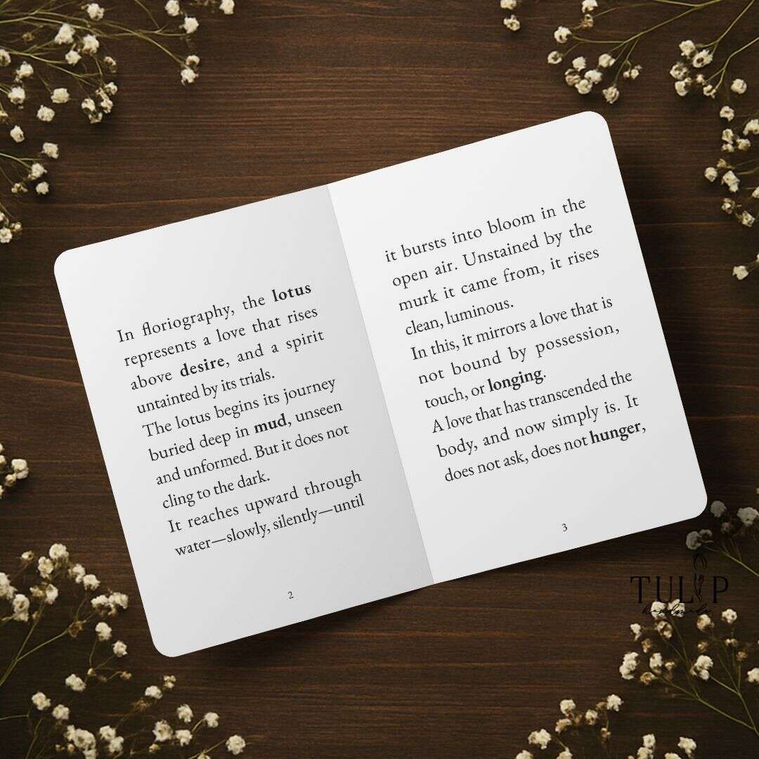 Lotus Card Tulip Handmade