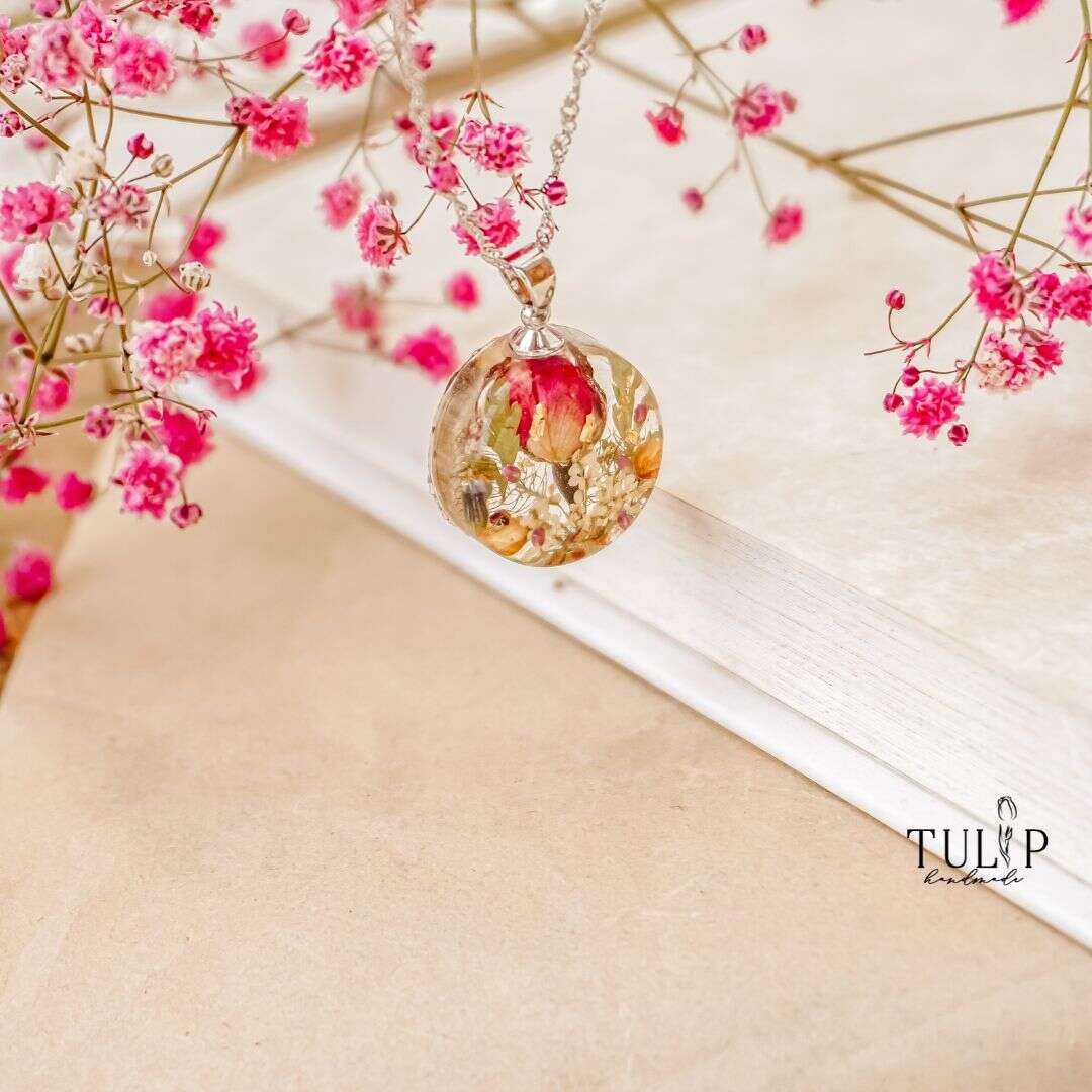 The Rose Elf - pendant Tulip Handmade