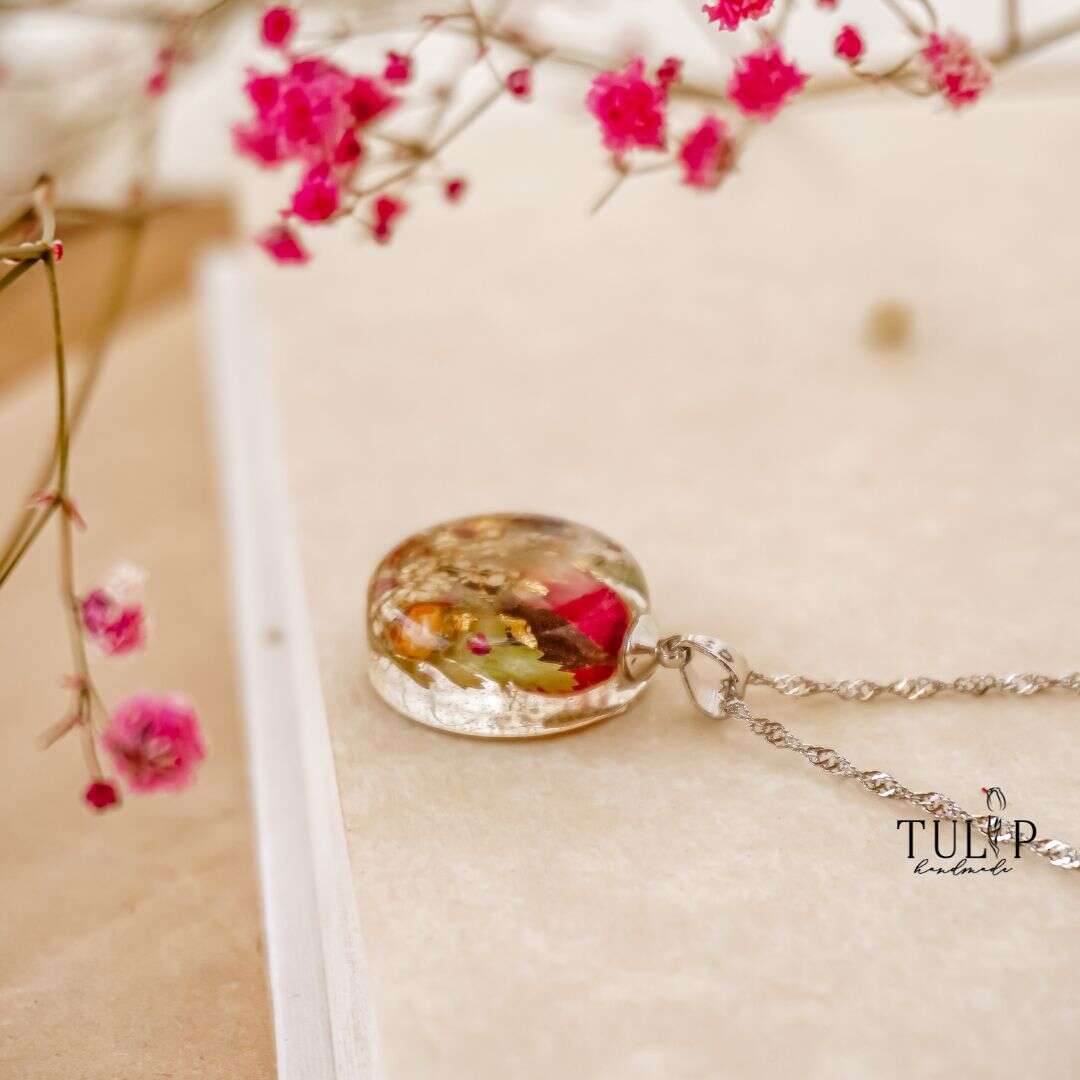The Rose Elf - pendant Tulip Handmade