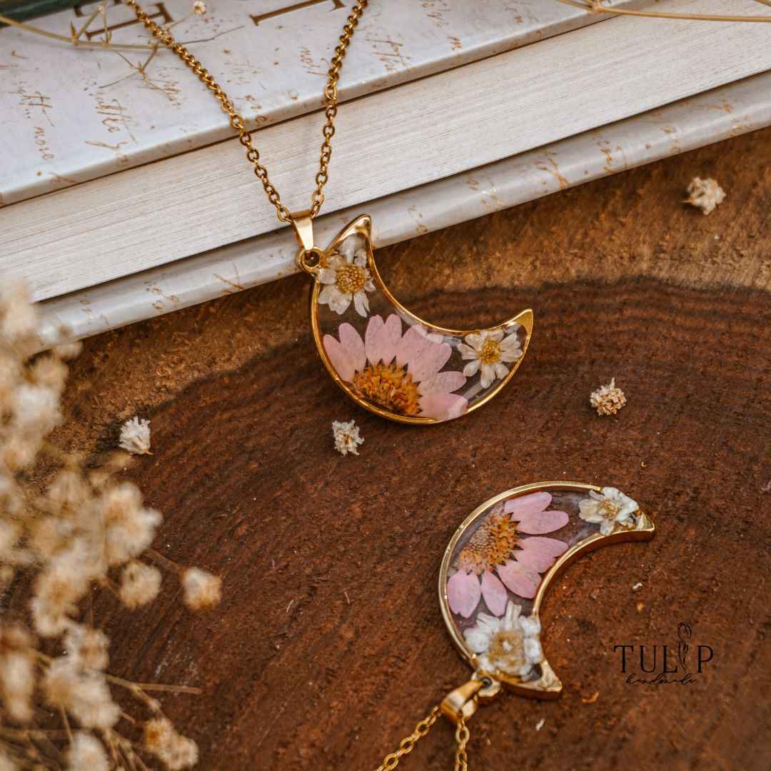Lunula - Pair Tulip Handmade