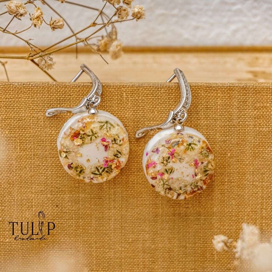 Forest Elf - earings Tulip Handmade