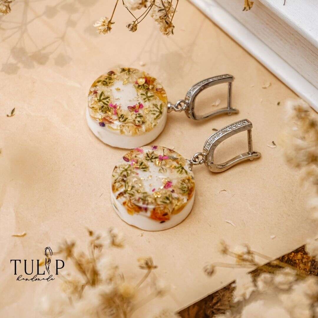 Forest Elf - earings Tulip Handmade
