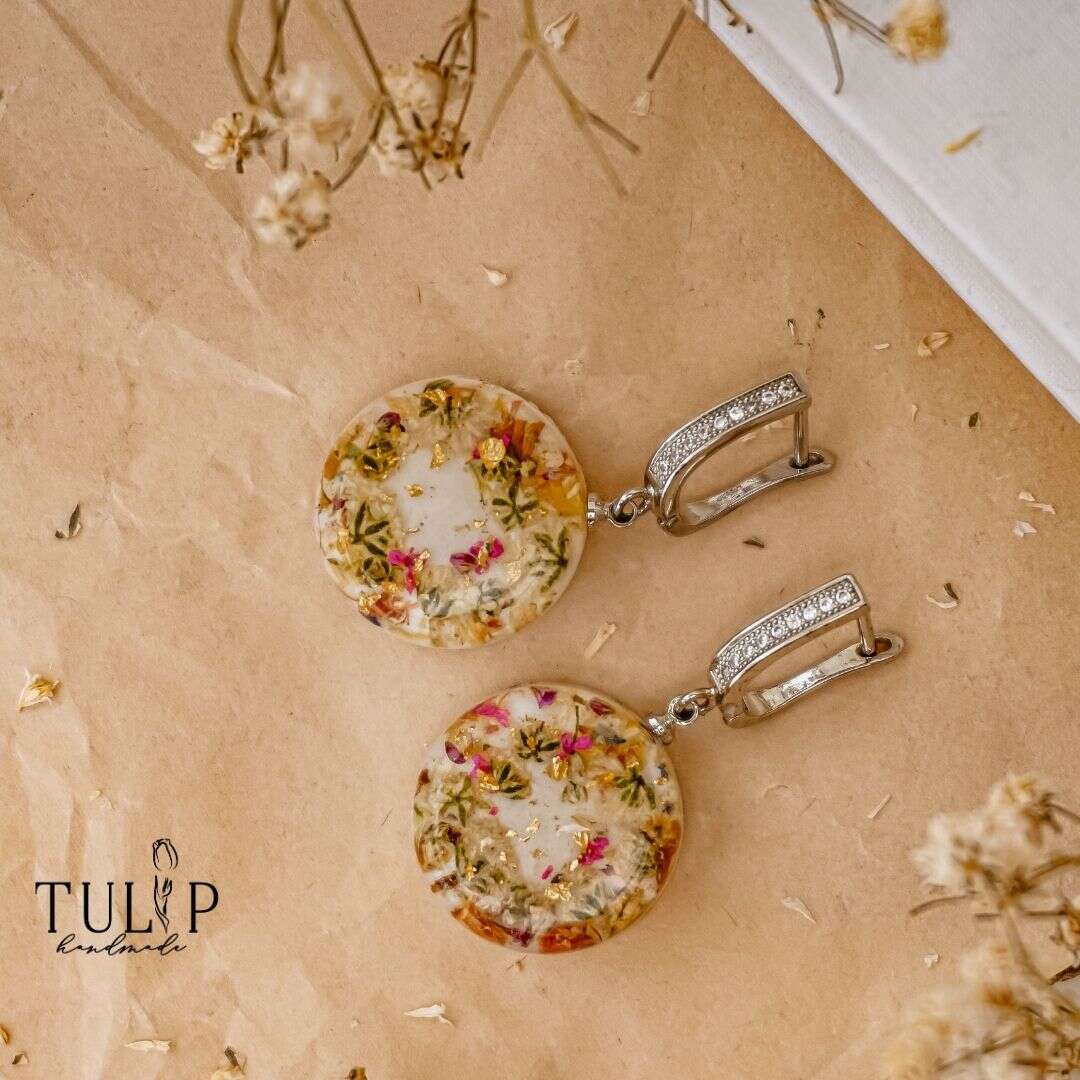 Forest Elf - earings Tulip Handmade