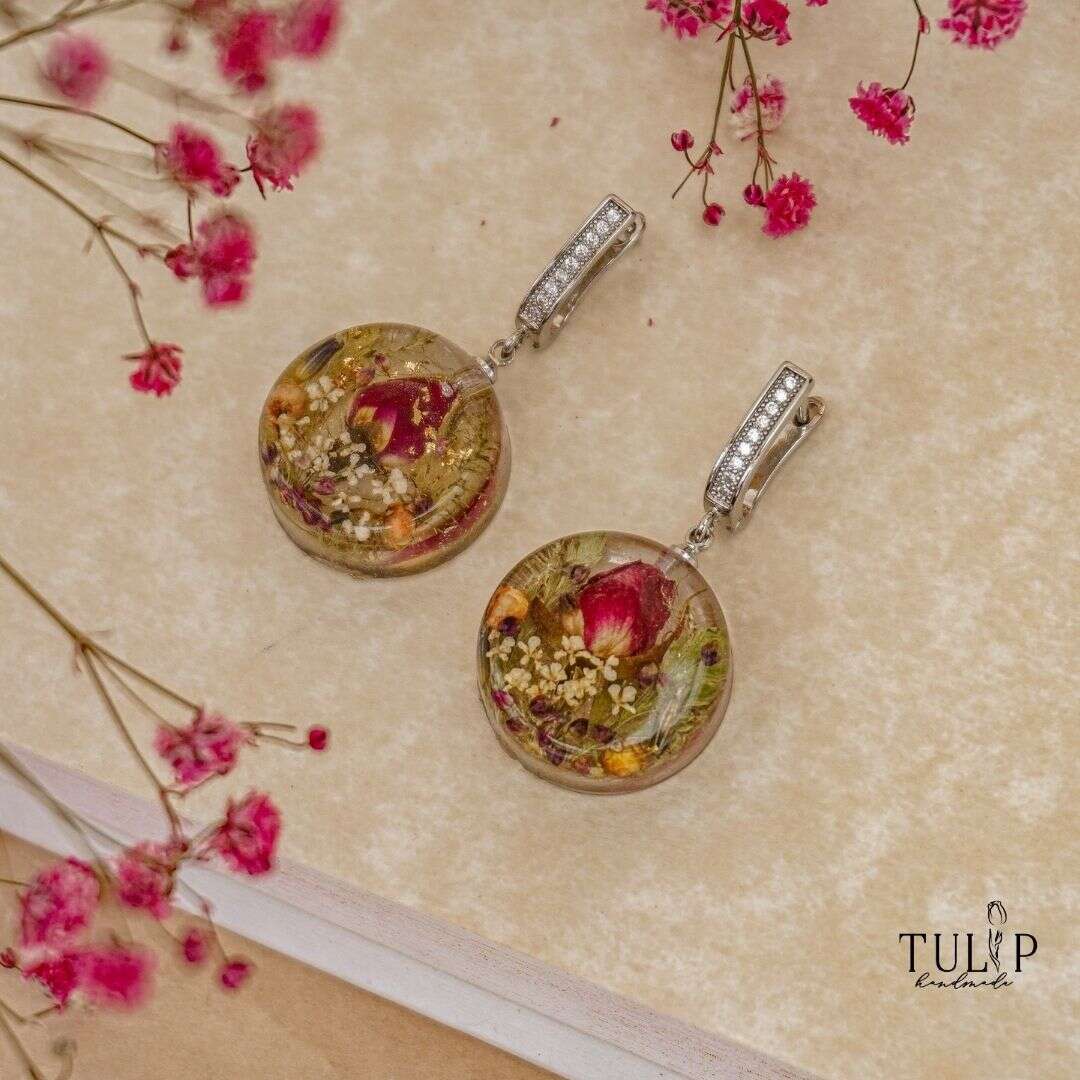 The Rose Elf - earings Tulip Handmade