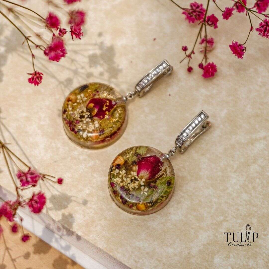 The Rose Elf - earings Tulip Handmade